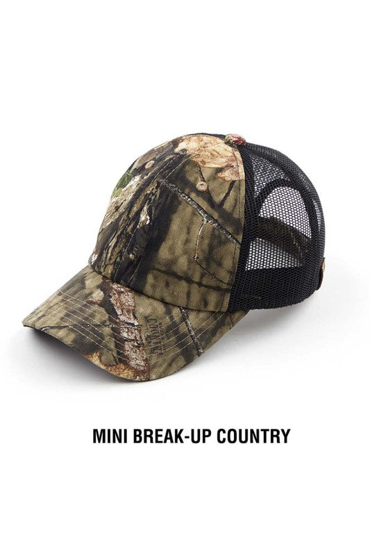 CC Mossy Oak Baseball Cap Hat | Casual Cotton Cap Hat With Adjustable Closure