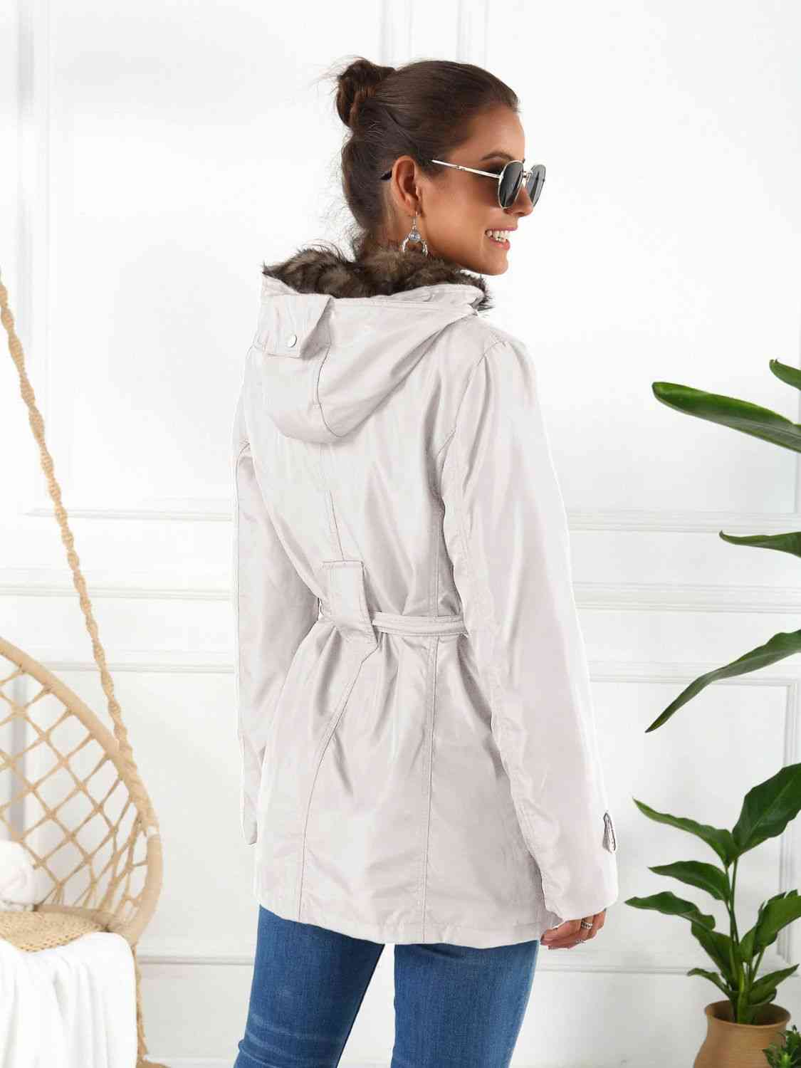 Full Size Hooded Jacket with Detachable Liner (Three-Way Wear) | Pocketed Jacket