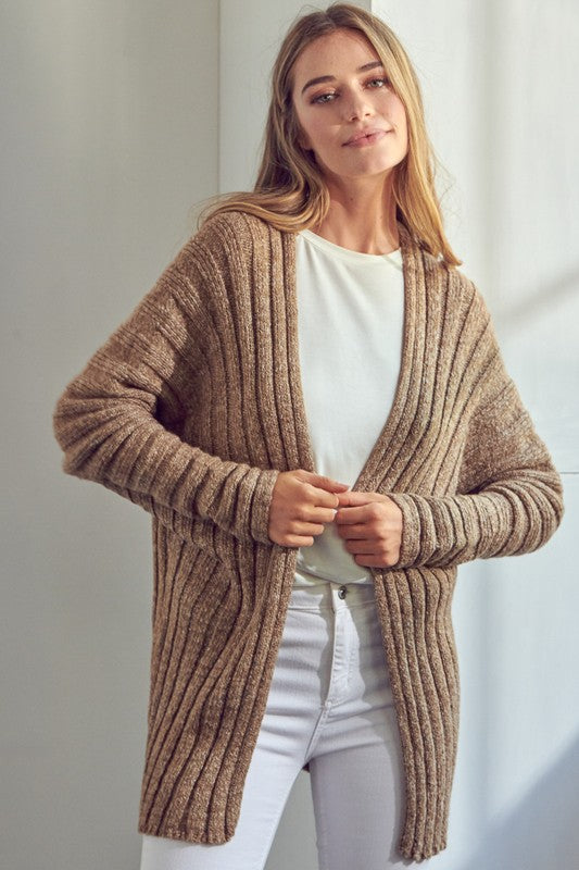 CHUNKY SWEATER KNIT CARDIGAN e Luna