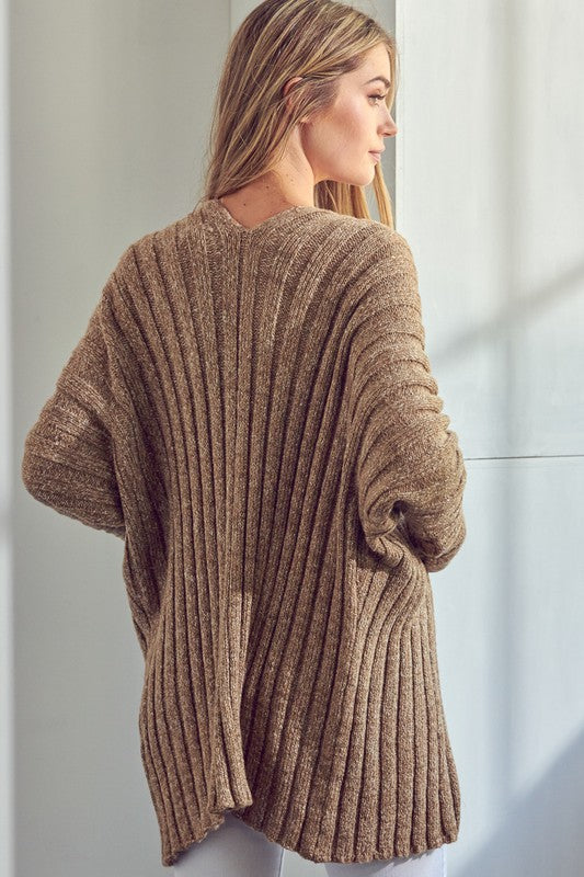 CHUNKY SWEATER KNIT CARDIGAN e Luna