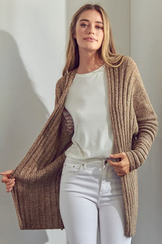 CHUNKY SWEATER KNIT CARDIGAN e Luna