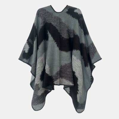 Double-Sided Jacquard Leopard Shawl